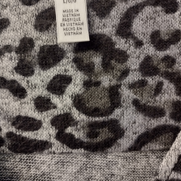 SPENSE Sexy Woman Animal Print Dress. Overlapping Hem. Long Sleeve Size L - Picture 4 of 8